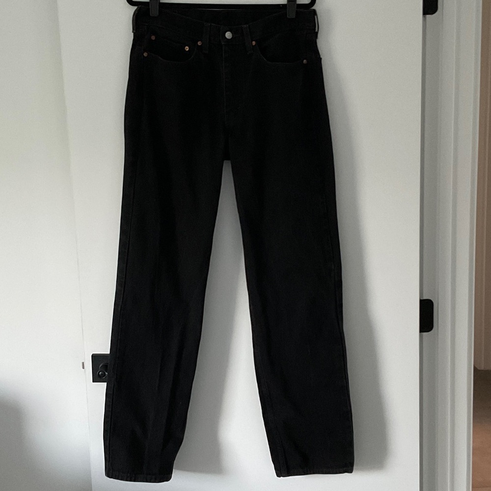 Levi's 550 Men's Straight Black Jeans